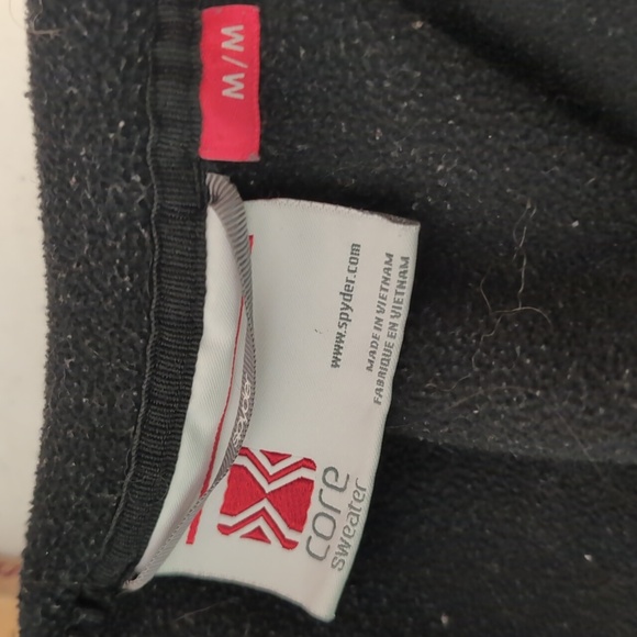 Spyder ladies core sweater black full zip jacket size medium - Picture 6 of 12